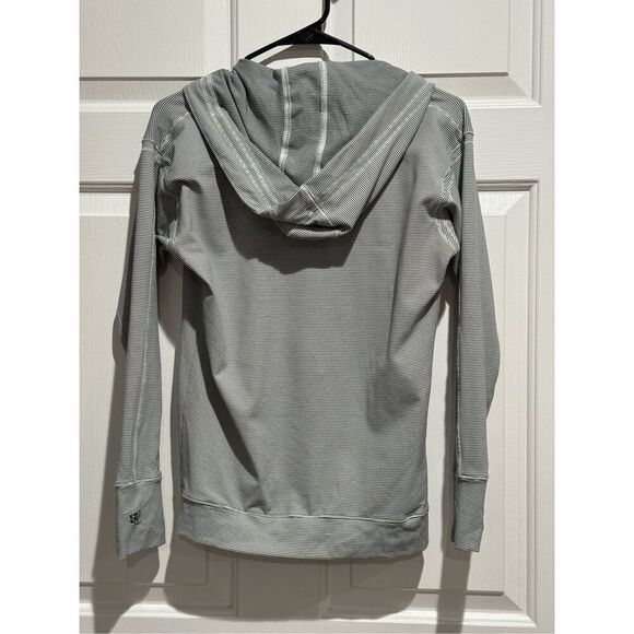 Albion Go To Sweet Stripe Lightweight Women’s Hoodie Zip Up Jacket XS - Picture 12 of 12